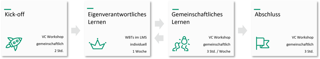 Ablauf des Blended Learnings